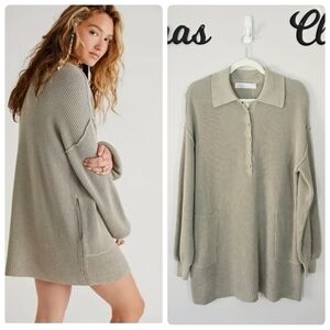 FREE PEOPLE Beach Picnic Sweater Mini Dress Size Small NWT
